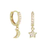 ARO637 AROS HUGGIES PLATA 925 RODINADOS