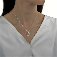 DJ609 DIJE CON CADENA PLATA 925 - comprar online