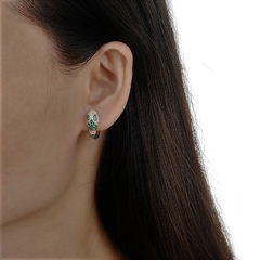 Imagen de ARO1186 AROS HUGGIES PLATA 925