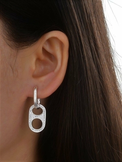 Imagen de ARO661 AROS HUGGIES PLATA 925
