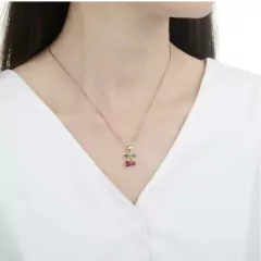 DJ783 DIJE CEREZAS PLATA 925 - Espíritu Joyas Oficial - Plata 925