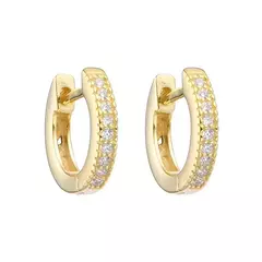 ARO2275 AROS HUGGIES PLATA 925 - comprar online