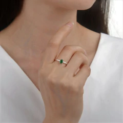 AN9523 ANILLO PIEDRA OVAL PLATA 925 - comprar online