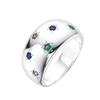 AN9537 ANILLO MULTICOLOR PLATA 925