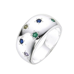 AN9537 ANILLO MULTICOLOR PLATA 925