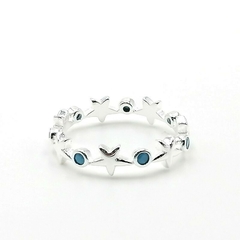AN9544 ANILLO ESTRELLAS PLATA 925 - Espíritu Joyas Oficial - Plata 925