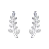 ARO1559 AROS TREPADORES PLATA 925