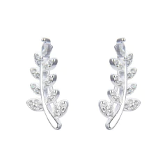 ARO1559 AROS TREPADORES PLATA 925