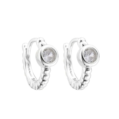 ARO1643 AROS HUGGIES PLATA 925