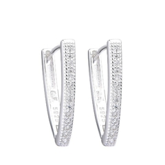 ARO1644 AROS HUGGIES PLATA 925
