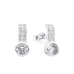ARO1648 AROS PASANTES PLATA 925