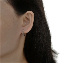 ARO1659 AROS HUGGIES PLATA 925 - comprar online