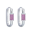 ARO698 AROS HUGGIES PLATA 925
