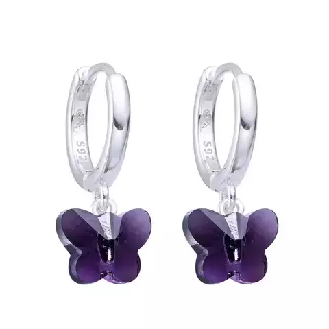 ARO2569 AROS HUGGIES VIOLET PLATA 925