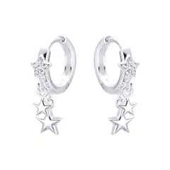 ARO2574 AROS HUGGIES SILVER PLATA 925