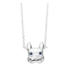 DJ621 DIJE CADENA BULLDOG PLATA 925
