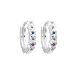 ARO1641 AROS HUGGIES PLATA 925