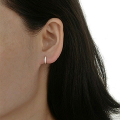ARO1707 AROS HUGGIES PLATA 925 - tienda online
