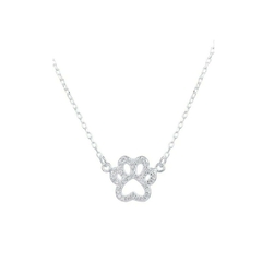 DJ554 DIJE CADENA HUELLA PLATA 925