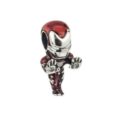 DJO678 CHARM IRON MAN PLATA 925