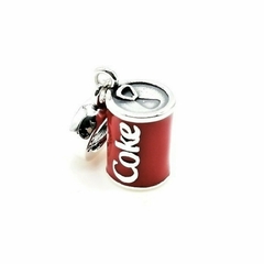 DJO534 DIJE CHARM COCA COLA PLATA 925
