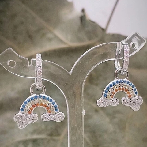 ARO2281 AROS HUGGIES PLATA 925 - comprar online