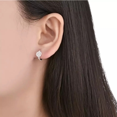ARO2314 AROS HUGGIES PLATA 925 - Espíritu Joyas Oficial - Plata 925
