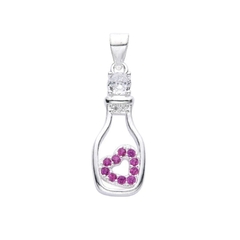 DJ746 DIJE BOTELLA PLATA 925