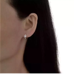 ARO922 AROS HUGGIES PLATA 925 - Espíritu Joyas Oficial - Plata 925