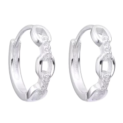 ARO2512 AROS HUGGIES PLATA 925