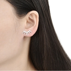 ARO2343 AROS PASANTES PLATA 925