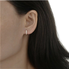 Imagen de ARO1684 AROS HUGGIES PLATA 925