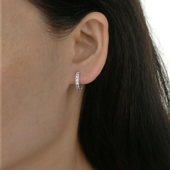 ARO1709 AROS HUGGIES PLATA 925 - comprar online