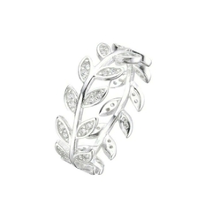AN9547 ANILLO HOJAS PLATA 925