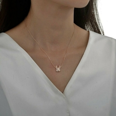 DJ621 DIJE CADENA BULLDOG PLATA 925 - Espíritu Joyas Oficial - Plata 925