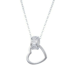 DJ609 DIJE CON CADENA PLATA 925