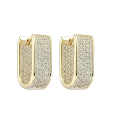 ARO1629 AROS HUGGIES PLATA 925 - Espíritu Joyas Oficial - Plata 925