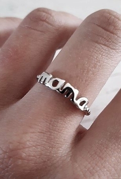 AN9416 ANILLO MAMÁ PLATA 925 - comprar online