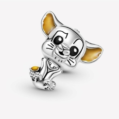 DJO522 DIJE CHARM SIMBA PLATA 925 - Espíritu Joyas Oficial - Plata 925