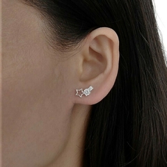 Imagen de ARO1255 AROS PASANTES PLATA 925
