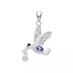 DJ936 DIJE COLIBRI PLATA 925