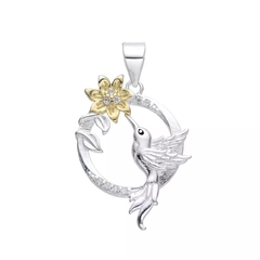 DJ937 DIJE COLIBRI PLATA 925