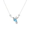 DJ720 DIJE CADENA COLIBRI PLATA 925
