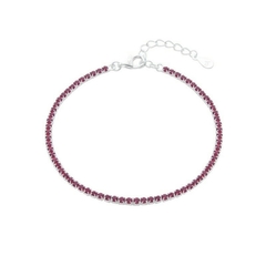 PUO304 PULSERA ZIRCONIA EN PLATA 925 - tienda online