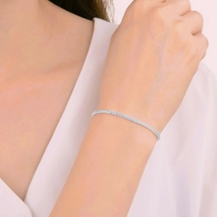 PUO304 PULSERA ZIRCONIA EN PLATA 925 - Espíritu Joyas Oficial - Plata 925