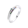 AN9566 ANILLO MULTICOLOR PLATA 925
