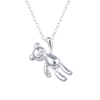 DJ553 DIJE CADENA OSO PLATA 925 - tienda online