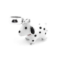 DJO213 DIJE CHARM DÁLMATA PLATA 925