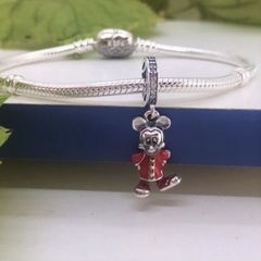 DJO524 DIJE CHARM MICKEY PLATA 925 - Espíritu Joyas Oficial - Plata 925