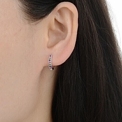 ARO1805 AROS HUGGIES PLATA 925 - comprar online